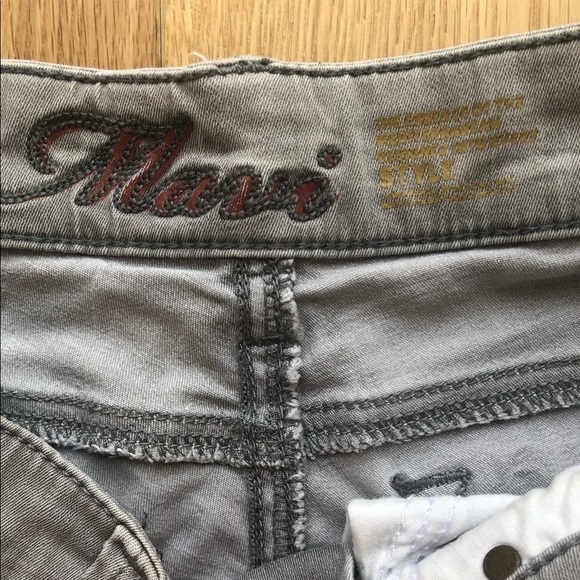 MAVI LOW RISE SKINNY GREY JEANS - 26 - Picture 5 of 9